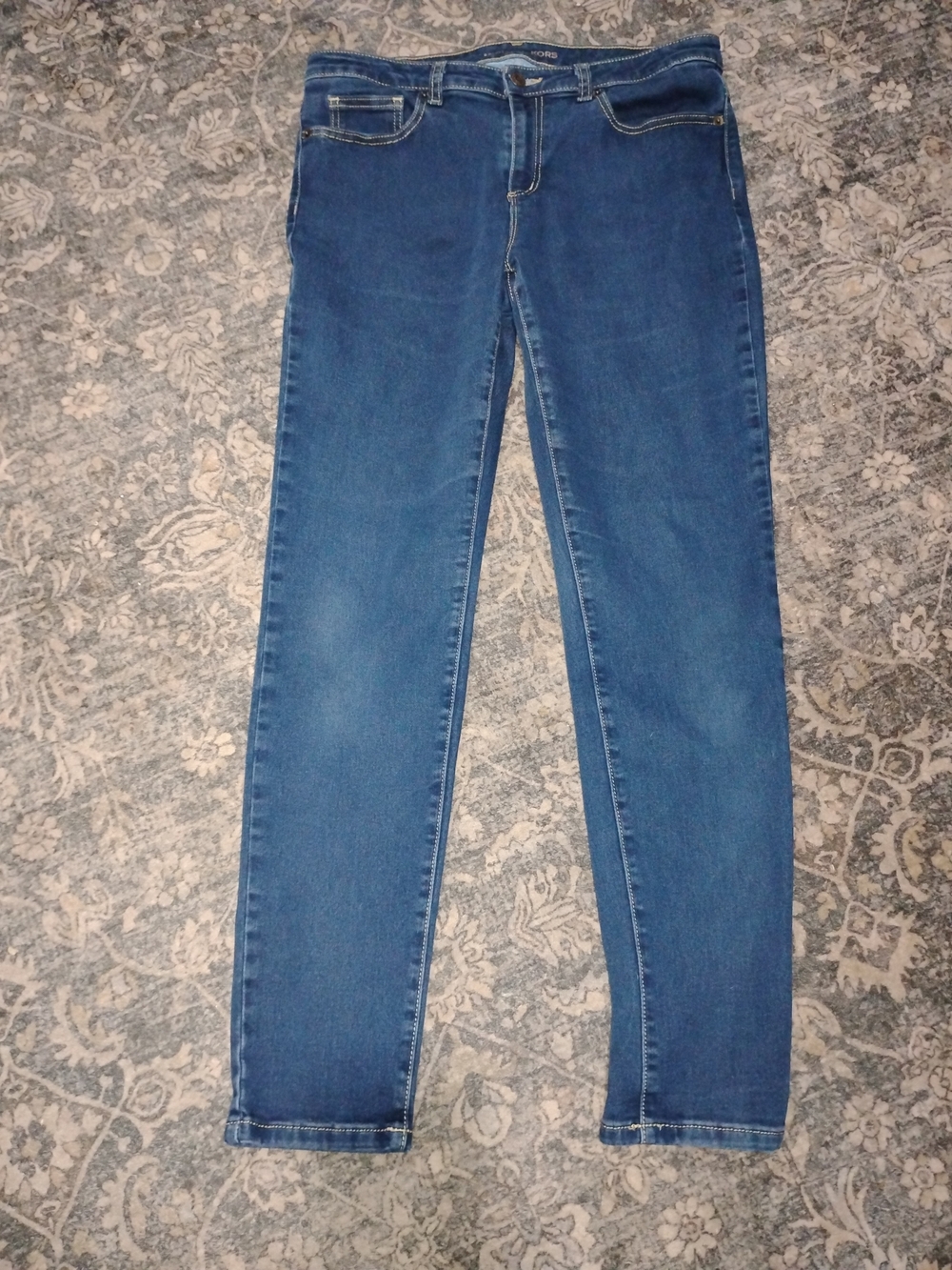 Michael Kors Izzy Skinny Jeans in Blue Denim